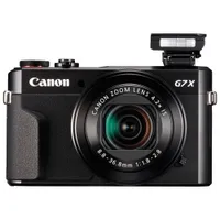 Appareil photo numérique PowerShot G7 X Mark II Wi-Fi 20,1 Mpx et zoom optique 4,2x de Canon - Noir