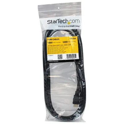 StarTech 3m (10 ft.) 4K Ultra HD HDMI Cable (HDMM10) - Black