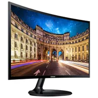 Moniteur incurvé DEL HD 1080p 60 Hz 4 ms de 24 po de Samsung (LC24F390FHNXZA)