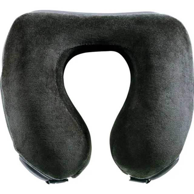 LIVINGbasics Memory Foam Neck Pillow Breathable Comfortable Travel Pillow