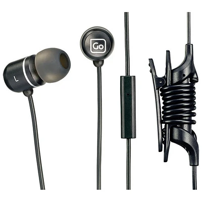 Go Travel Mobile Control In-Ear Sound Isolating Headphones (918BLK) - Black