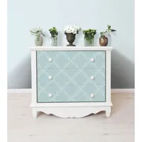 NuWallpaper Quatrefoil Peel and Stick Wallpaper - Blue (NU1826)