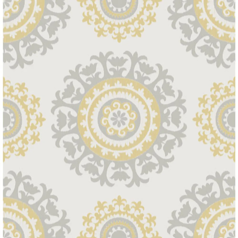 NuWallpaper Suzani Peel and Stick Wallpapear - Multi-colour