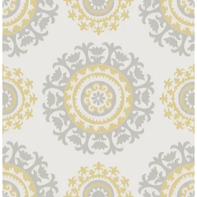 NuWallpaper Suzani Peel and Stick Wallpapear - Multi-colour