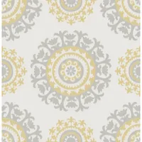 NuWallpaper Suzani Peel and Stick Wallpapear - Multi-colour