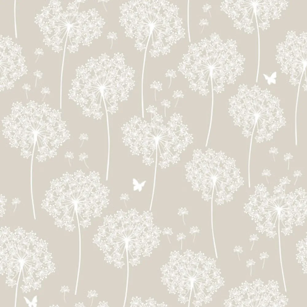 NuWallpaper Dandelion Peel and Stick Wallpapear - Neutral