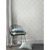 NuWallpaper Quatrefoil Peel and Stick Wallpapear - Grey