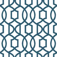 NuWallpaper Trellis Peel and Stick Wallpapear - Blue