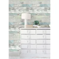 NuWallpaper Beachwood Peel and Stick Wallpaper