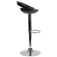 Contemporary Round Bar Height Barstool - Black (TYFC3104B)