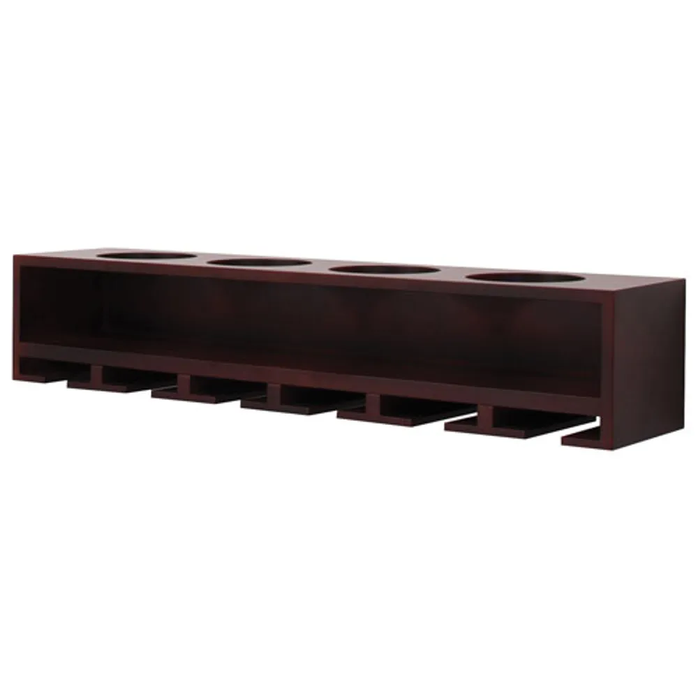 Claret Wine Shelf - Espresso