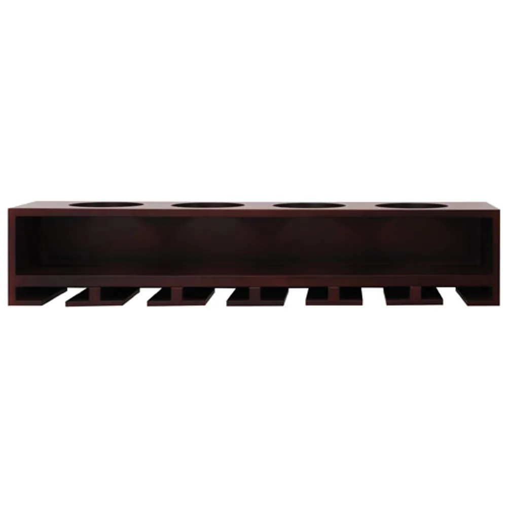 Claret Wine Shelf - Espresso