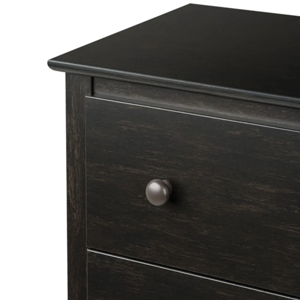 Sonoma Transitional 5-Drawer Chest - Washed Black