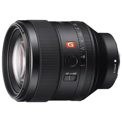 Sony E-Mount Full-Frame FE 85mm f/1.4 Premium G Master Portrait Prime Lens