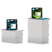 HP 63 Colour/Black Ink - 2 Pack