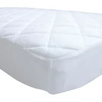 Baby Works Quilted & Fitted Bamboo Crib Mattress Protector