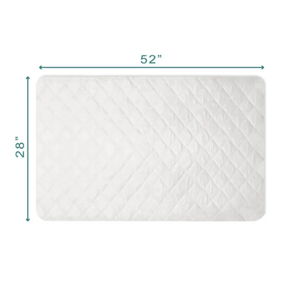 Baby Works Quilted & Fitted Bamboo Crib Mattress Protector