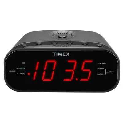 Timex Clock Radio - Gunmetal