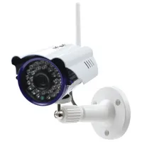 Caméra d'extérieur IP HD 720p sans fil de SkylinkNet (WC-510PH) - Blanc