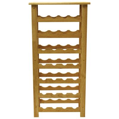 Transitional 28-Bottle Wine Rack - Natural