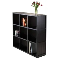Timothy 9-Shelf Storage Shelf - Black
