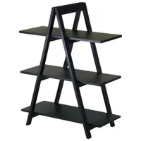 3-Shelf Storage Shelf - Black (20130)