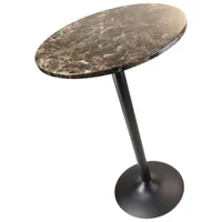 Cora Transitional 4-Seating 23.5" Round Bar Table - Black