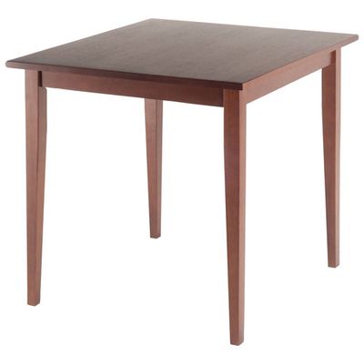 Groveland Transitional 4-Seating 29" Square Casual Dining Table - Antique Walnut