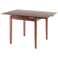 Lyndon Transitional 4-Seating Drop-Leaf Casual Dining Table - Walnut