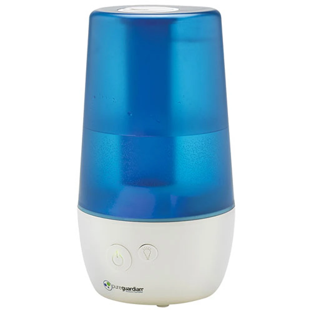 PureGuardian H965AR 70-Hr Ultrasonic Humidifier with Aromatherapy Tray - Blue