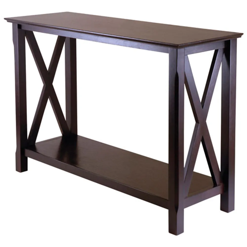 Xola Transitional Rectangular Console Table - Cappuccino