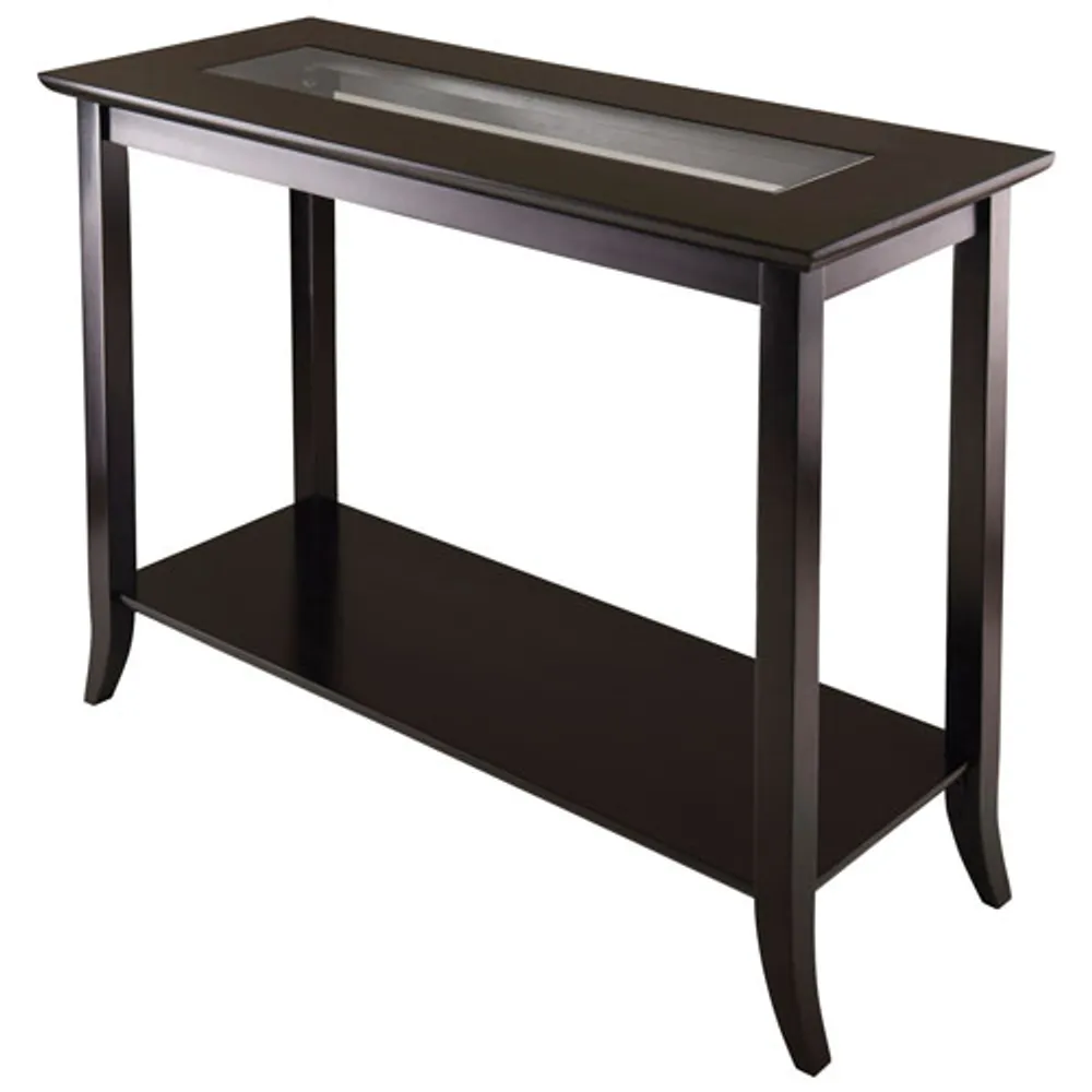 Genoa Transitional Rectangular Console Table - Dark Espresso