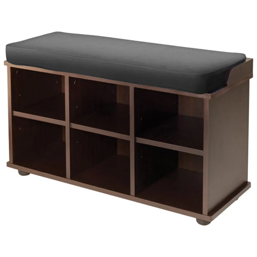 Townsend Shoe Storage Bench - Dark Espresso