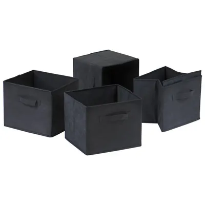 Capri Foldable Fabric Baskets - Set of