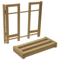 4-Tier Shoe Rack - Natural