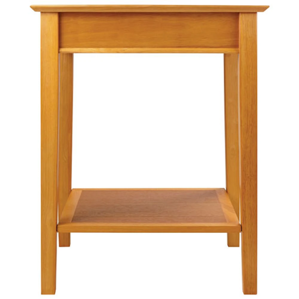 Studio Transitional 1-Drawer Printer Stand - Honey