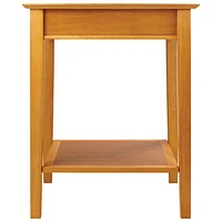 Studio Transitional 1-Drawer Printer Stand - Honey