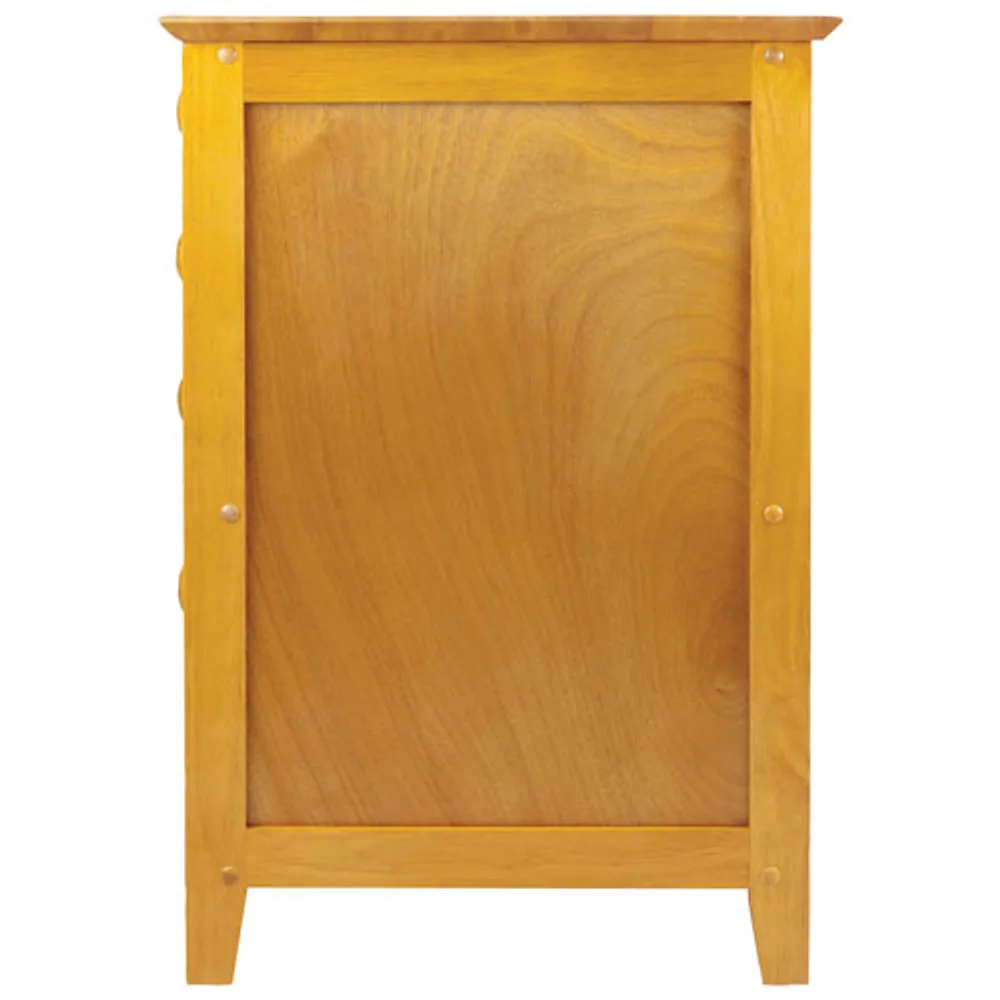 Studio Transitional 4-Drawer File Cabinet - Honey