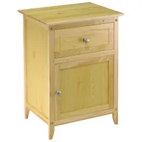 Transitional 1-Drawer Nightstand