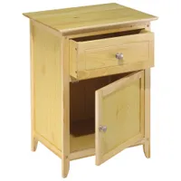 Transitional 1-Drawer Nightstand