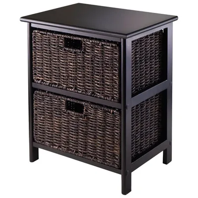 Omaha Transitional Storage Rack with Foldable Baskets