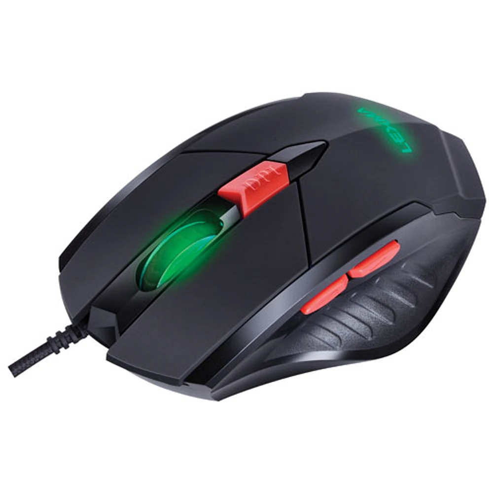 Lexma G60 Optical Gaming Mouse - Black