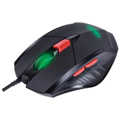 Lexma G60 Optical Gaming Mouse - Black