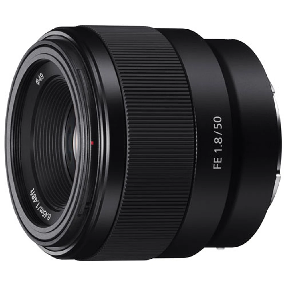 Sony E-Mount Full-Frame FE 50mm f/1.8 Portrait Prime Lens