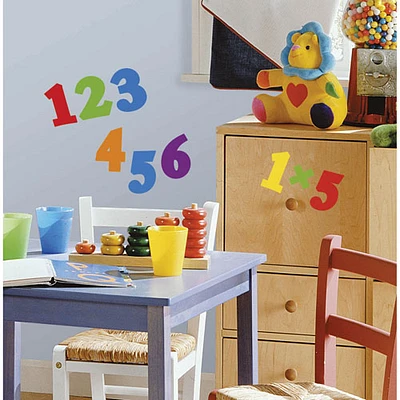 RoomMates Primary Numbers Wall Decal