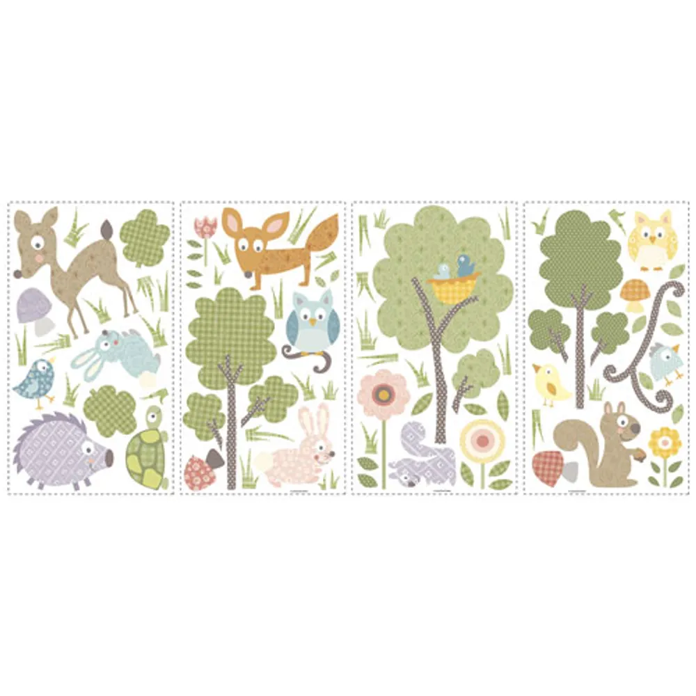 RoomMates Woodland Animals Peel & Stick Wall Decals