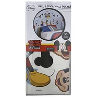 RoomMates Mickey & Friends Peel and Stick Wall Decals - Red/Black