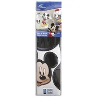 RoomMates Mickey Mouse Giant Peel and Stick Wall Decal with Augmented Reality - Black