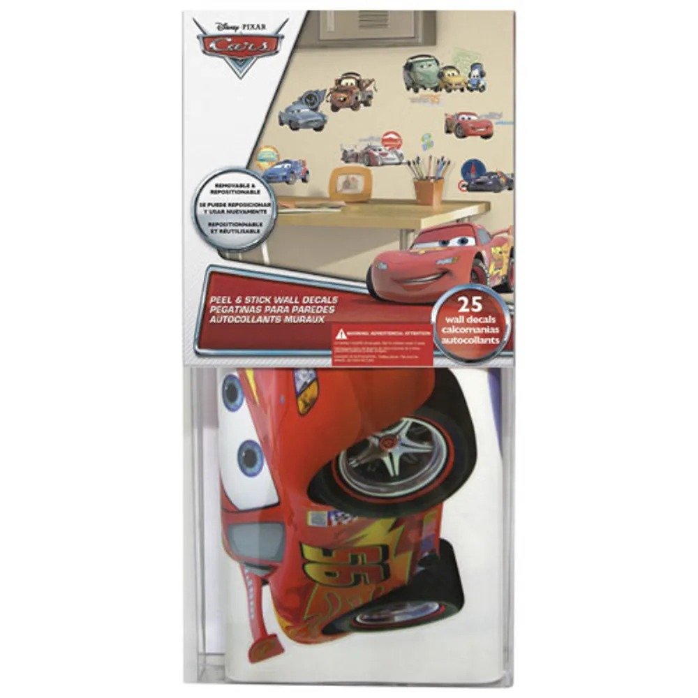 RoomMates Disney Cars Wall Decals - Blue/Red