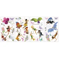 RoomMates Disney Fairies Peel and Stick Wall Decals - Green/Pink/Blue